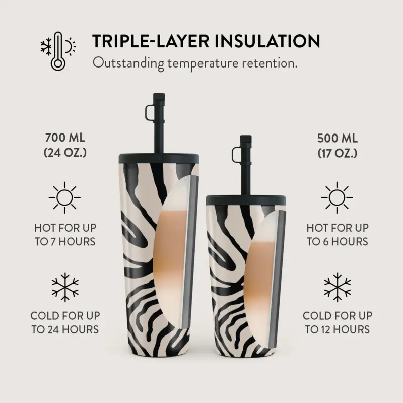 Burga Imperial - Termokop 500ml med Låg/Sugerør sæt - 2950524