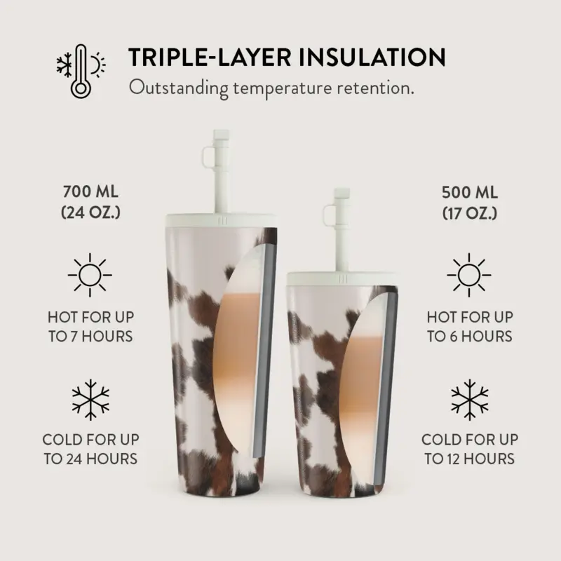 Burga Celestial - Termokop 500ml med Låg/Sugerør sæt - 2950530