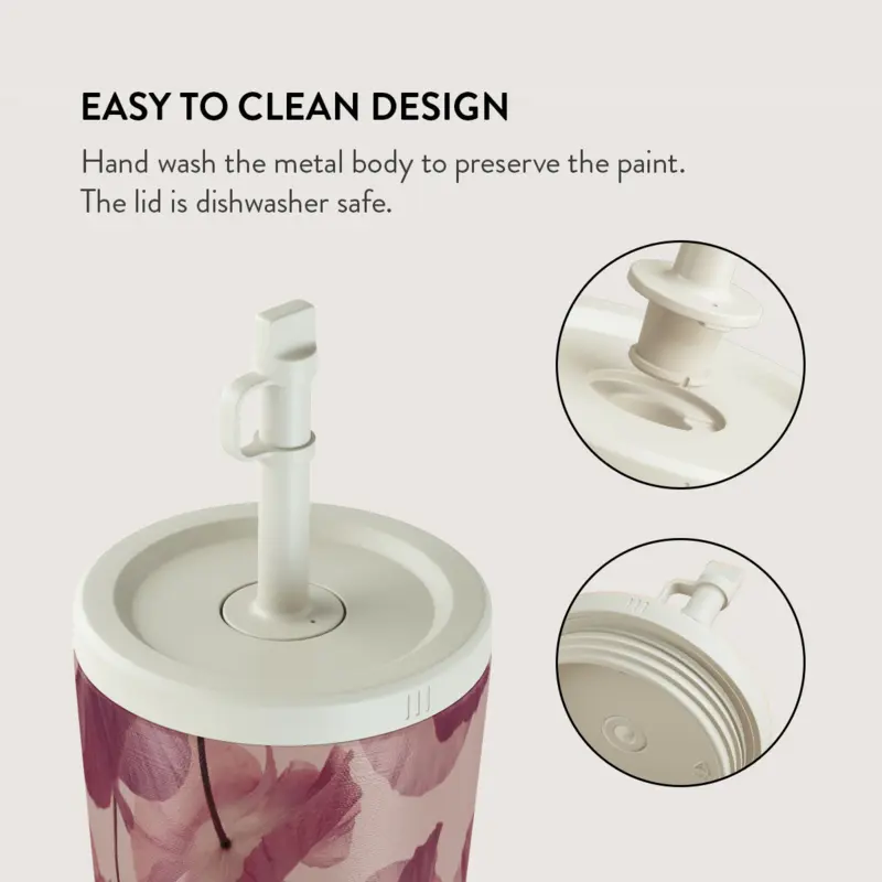 Burga Tender Kiss - Termokop 500ml med Låg/Sugerør sæt - 2950554