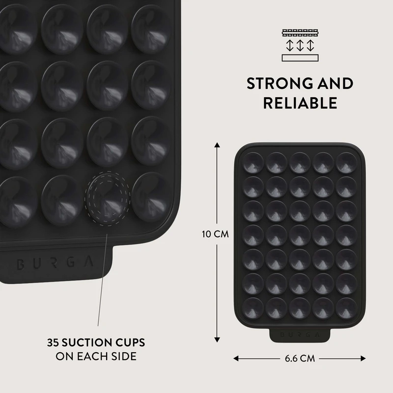 Burga StickPad-Sticky Grip Sort - 2966118