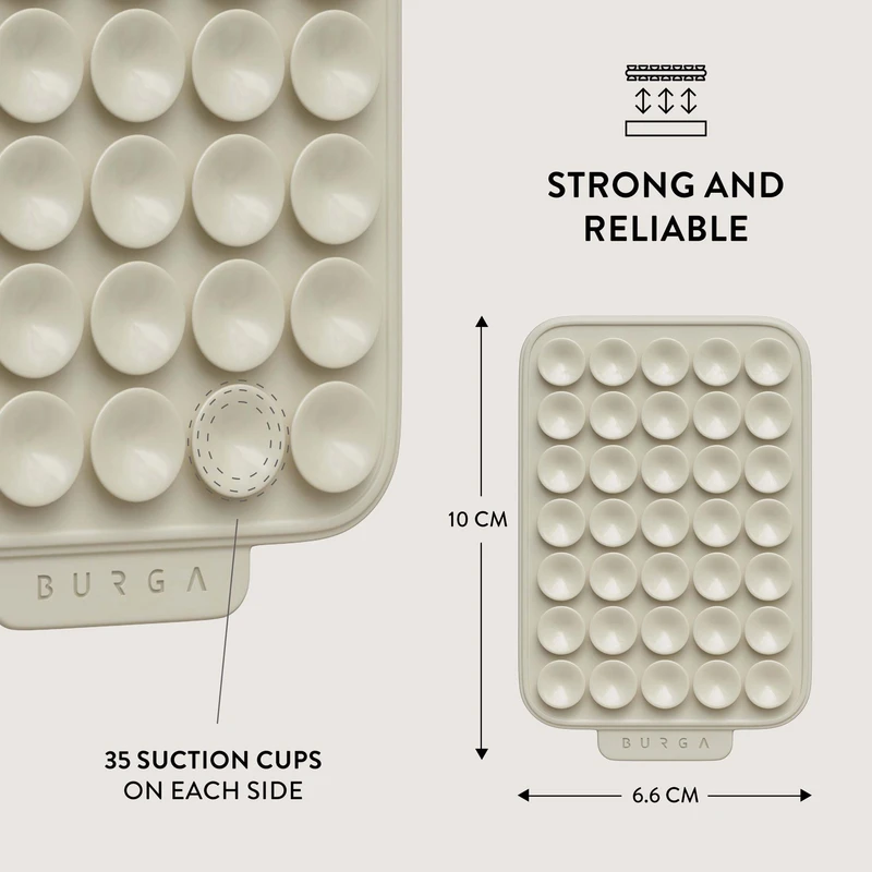 Burga StickPad-Sticky Grip Lysegrå - 2966119