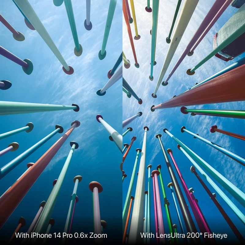 Shiftcam LensUltra 200° Fisheye S-Mount kompatibel Sort - 2966806