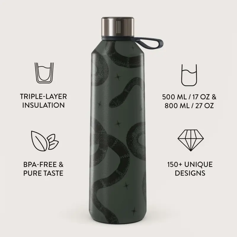 Burga Poison - Vand-/Termoflaske 800ml - 2974735