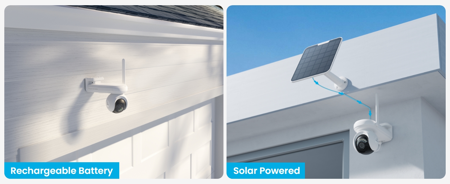 Reolink Altas PT Ultra - Langtidsholdbart batteri og mulighed for solceller