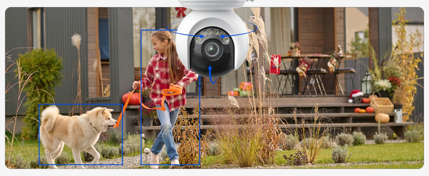 Reolink Altas PT Ultra - Panorering, vipning og automatisk sporing