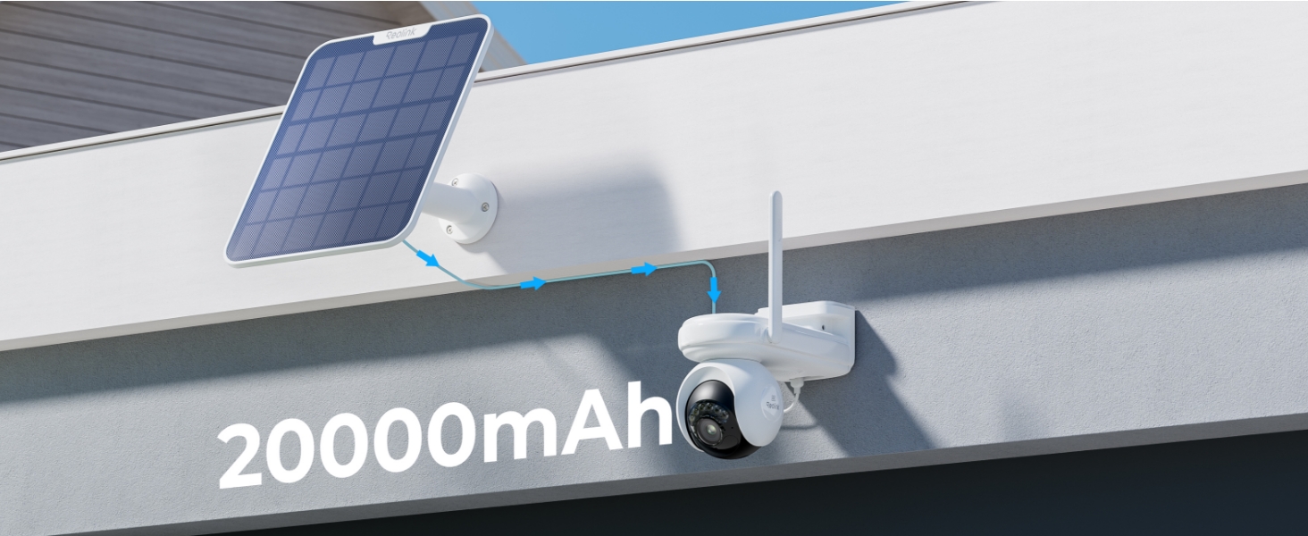 Reolink Altas PT Ultra - 20.000 mAh batteri med lang levetid